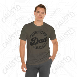 Men’s ’Dad: The Man The Myth The Legend’ Graphic Shirt - Perfect Father’s Day Gift Idea for Dad - T-Shirt