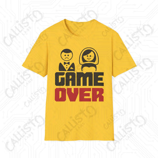 Game Over - Husband and Wife Marriage Humor Men's Softstyle T-Shirt