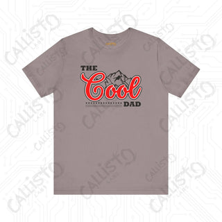 Men’s ’The Cool Dad’ Funny Shirt: Hilarious Dad Joke Tee for Fathers - Perfect Gift for Dads - Pebble Brown / XS