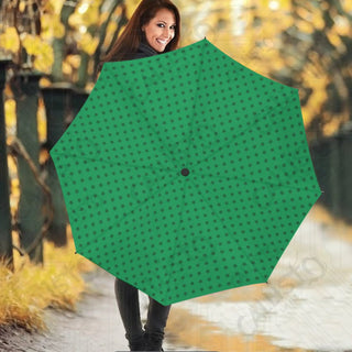 Heroic Green Comic Book-Themed Umbrella | Auto Open/Close & Compact Design - Size