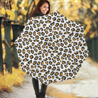 Wild Style: Leopard Print Automatic Umbrella | One-Touch Open & Close - Size