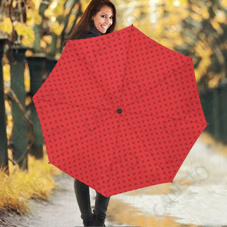 Red Hero: Comic Book Themed Automatic Umbrella | Quick Open & Close - Size