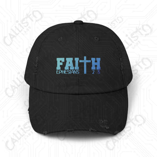 Faith Ephesians 2:8 purple - Black / One size - Hats