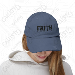 Faith Ephesians 2:8 Black - Hats