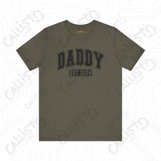 Men’s Galaxy ’DADDY Est 2024’ Shirt: Perfect Gift for New Dads Dad-to-Be or Father’s Day - Stylish and