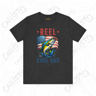 Men’s ’REEL Cool Dad Joke’ Funny Shirt: Hilarious Fishing-Inspired Tee for Dads - Perfect Father’s Day Gift