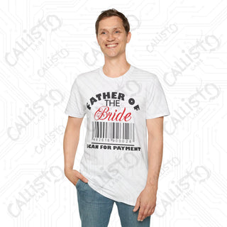 "Scan for Payment" Father of the Bride Sarcastic Men's Softstyle T-Shirt