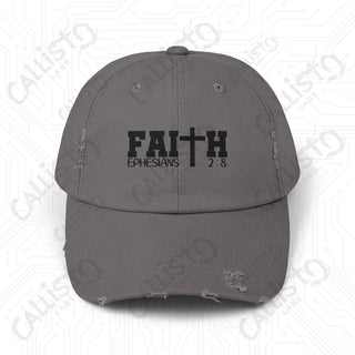 Faith Ephesians 2:8 Black - Nickel / One size - Hats