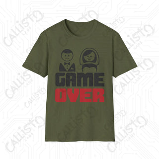 Game Over - Husband and Wife Marriage Humor Men's Softstyle T-Shirt