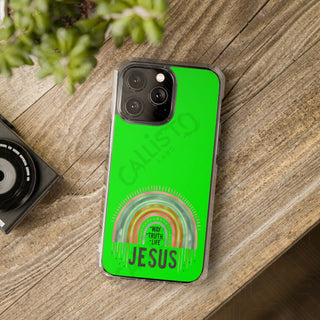 Jesus is the WAY the Truth the Life Magnetic Clear Impact Case for iPhone 14 & 15 - MagSafe® Compatible - iPhone 14