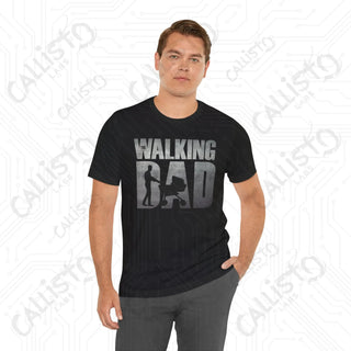 Men’s ’The Walking Dad’ Funny Zombie Shirt: Hilarious Father’s Day Gift Idea for Dads Who Love Zombies - T-Shirt