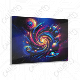 Abstract celestial acrylic panel art print by Callisto Labs