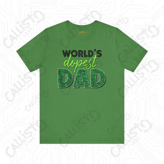 Men’s ’World’s Dopest Dad’ Graphic Shirt: Cool and Stylish Tee for Awesome Fathers - Perfect Father’s Day