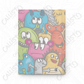 Animated Monster Daily Notebook Hardcover Journal Matte - Journal - Paper products