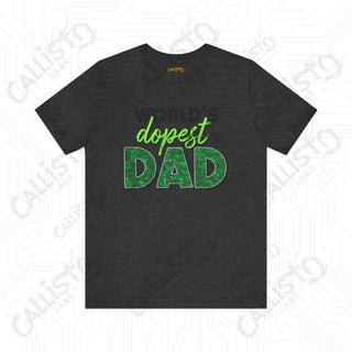 Men’s ’World’s Dopest Dad’ Graphic Shirt: Cool and Stylish Tee for Awesome Fathers - Perfect Father’s Day