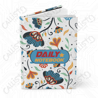 Floral Daily Notebook Hardcover Journal Matte - Journal - Paper products