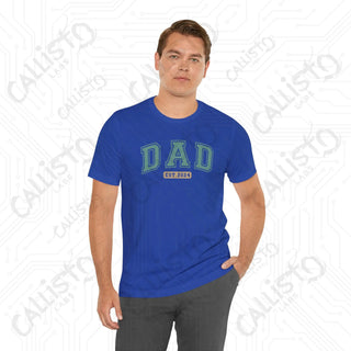 Men’s ’Dad est 2024’ Graphic Shirt: Celebrate New Fatherhood with this Stylish and Personalized Tee - Perfect