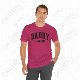 Men’s Galaxy ’DADDY Est 2024’ Shirt: Perfect Gift for New Dads Dad-to-Be or Father’s Day - Stylish and