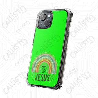 Jesus is the WAY the Truth the Life Magnetic Clear Impact Case for iPhone 14 & 15 - MagSafe® Compatible - Phone Case