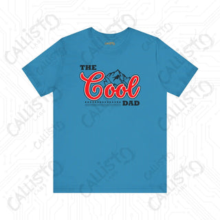 Men’s ’The Cool Dad’ Funny Shirt: Hilarious Dad Joke Tee for Fathers - Perfect Gift for Dads - Aqua / XS - T-Shirt