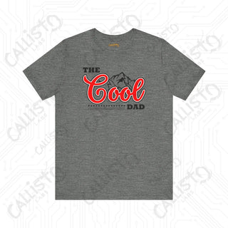 Men’s ’The Cool Dad’ Funny Shirt: Hilarious Dad Joke Tee for Fathers - Perfect Gift for Dads - Deep Heather / XS