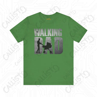 Men’s ’The Walking Dad’ Funny Zombie Shirt: Hilarious Father’s Day Gift Idea for Dads Who Love Zombies - Leaf