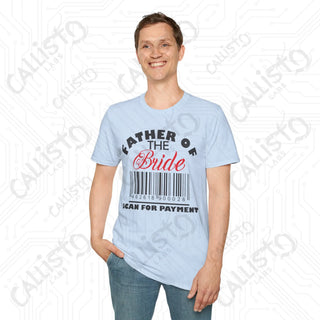 "Scan for Payment" Father of the Bride Sarcastic Men's Softstyle T-Shirt