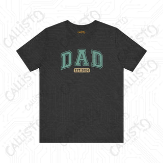 Men’s ’Dad est 2024’ Graphic Shirt: Celebrate New Fatherhood with this Stylish and Personalized Tee - Perfect