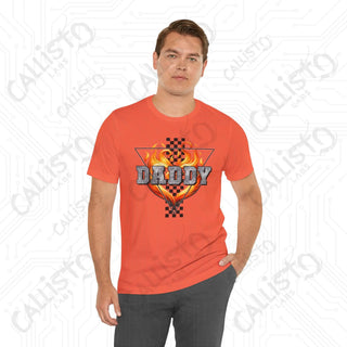 Men’s Flame ’DADDY’ Shirt: Bold and Stylish Tee for Fathers Dads and Cool Dudes - Perfect Gift for Him - T-Shirt