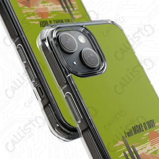 I Will Make a Way in the Wilderness Magnetic Clear Impact Case for iPhone 14 & 15 - MagSafe® Compatible - Phone Case