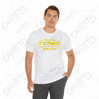 Men’s ’The Best Father in the Galaxy’ Graphic Shirt: Show Dad He’s Out of This World with this Stellar