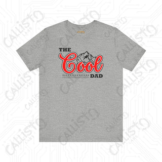 Men’s ’The Cool Dad’ Funny Shirt: Hilarious Dad Joke Tee for Fathers - Perfect Gift for Dads - Athletic Heather