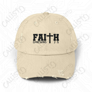 Faith Ephesians 2:8 Black - Stone / One size - Hats