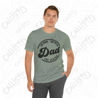 Men’s ’Dad: The Man The Myth The Legend’ Graphic Shirt - Perfect Father’s Day Gift Idea for Dad - T-Shirt