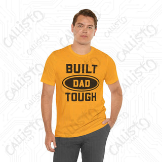 Men’s ’Built DAD Tough’ Graphic Shirt: Celebrate Fatherhood with this Durable and Stylish Tee for Dads - Perfect