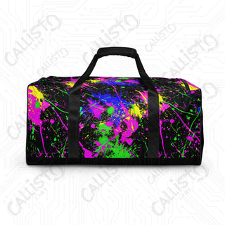 Neon Graffiti Duffle Bag – Bold Vibrant Stylish Every Adventure