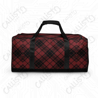 Red Plaid Duffle Bag – Classic Style Travel Daily