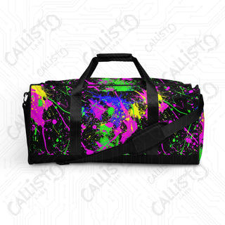 Neon Graffiti Duffle Bag – Bold Vibrant Stylish Every Adventure