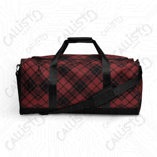 Red Plaid Duffle Bag – Classic Style Travel Daily