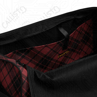 Red Plaid Duffle Bag – Classic Style Travel Daily