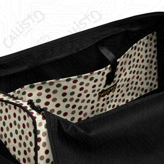 Festive Christmas Polka Dot Duffle Bag – Spacious Durable Perfect Travel Gym