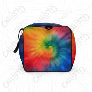 Vividly Bright Hippie Tie Dye Duffle Bag – Colorful Bold Travel Bag Every Occasion