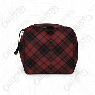 Red Plaid Duffle Bag – Classic Style Travel Daily