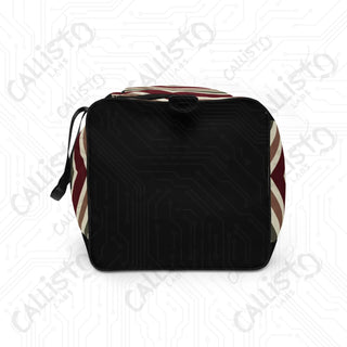 Colorful Striped Christmas Pattern Duffle Bag – Stylish Travel Companion Every Occasion