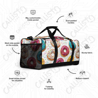 Donut Foodie Duffle Bag – Fun Stylish Perfect Travel Everyday