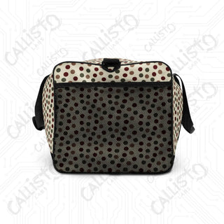 Festive Christmas Polka Dot Duffle Bag – Spacious Durable Perfect Travel Gym