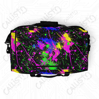 Neon Graffiti Duffle Bag – Bold Vibrant Stylish Every Adventure