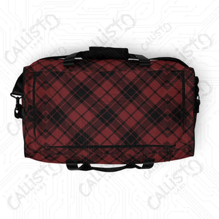 Red Plaid Duffle Bag – Classic Style Travel Daily