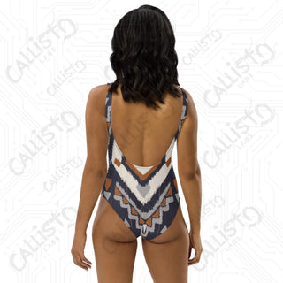 Aztec Style One-Piece Swimsuit