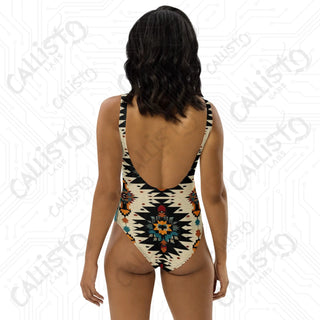 Aztec Style One-Piece Swimsuit